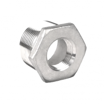 Reductor bushing acero inoxidable roscado both-well
